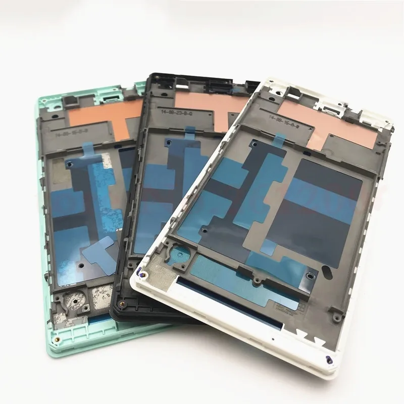 Рамка для ЖК дисплея рамка корпуса Sony Xperia C3 S55T S55U передняя экрана сменная