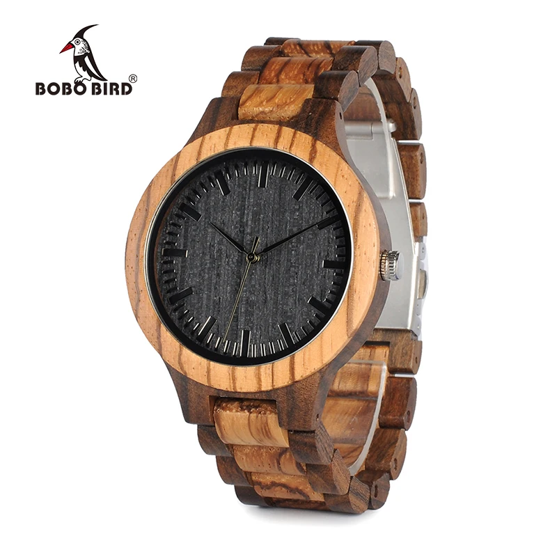 

Мужские деревянные часы BOBO BIRD, винтажные кварцевые наручные часы ведущей марки 2020 с подарочной коробкой, часы, мужские часы, Прямая поставка