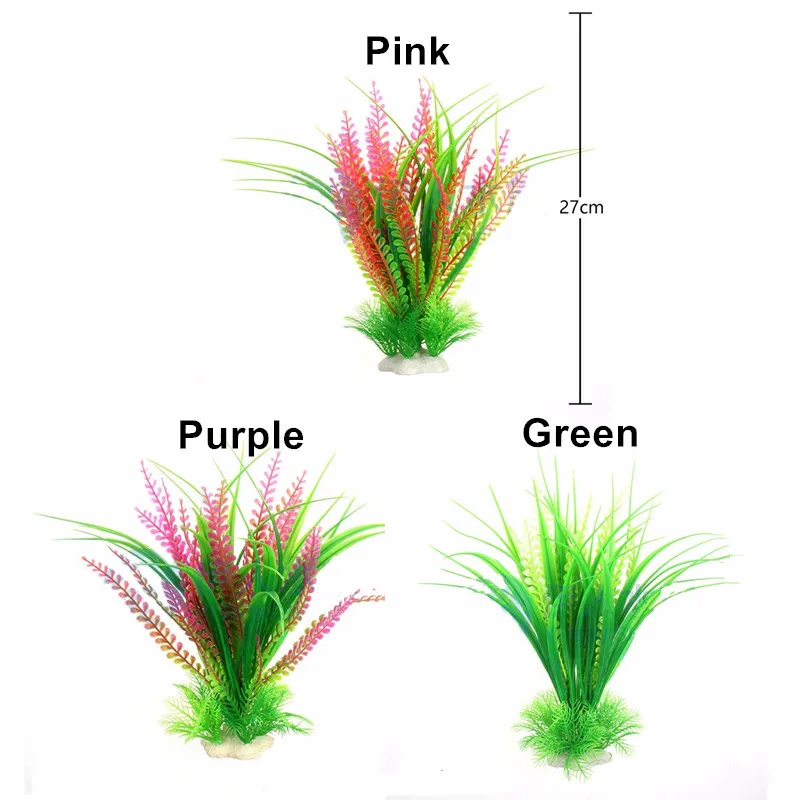 Горячее предложение пластиковые искусственные аквариумные растения украшение