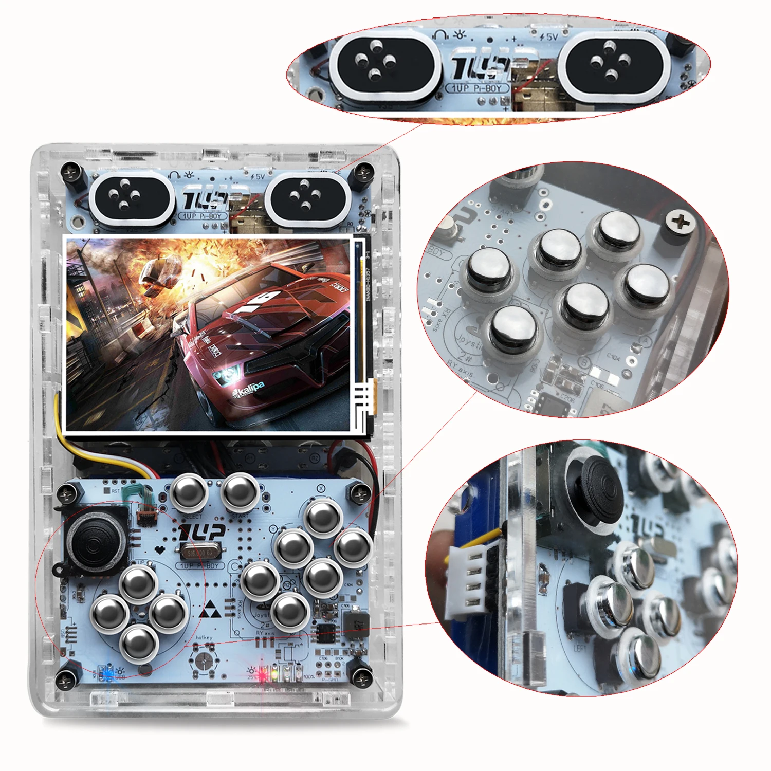 3 5 дюймовая мини игровая приставка Raspberry Pi 3B/B + Настольная Игровая для игровых