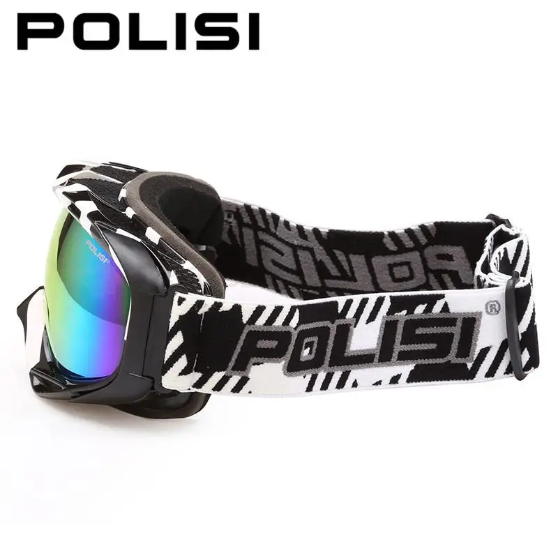 POLISI профессиональные Лыжные Сноуборд снежные очки двухслойные анти