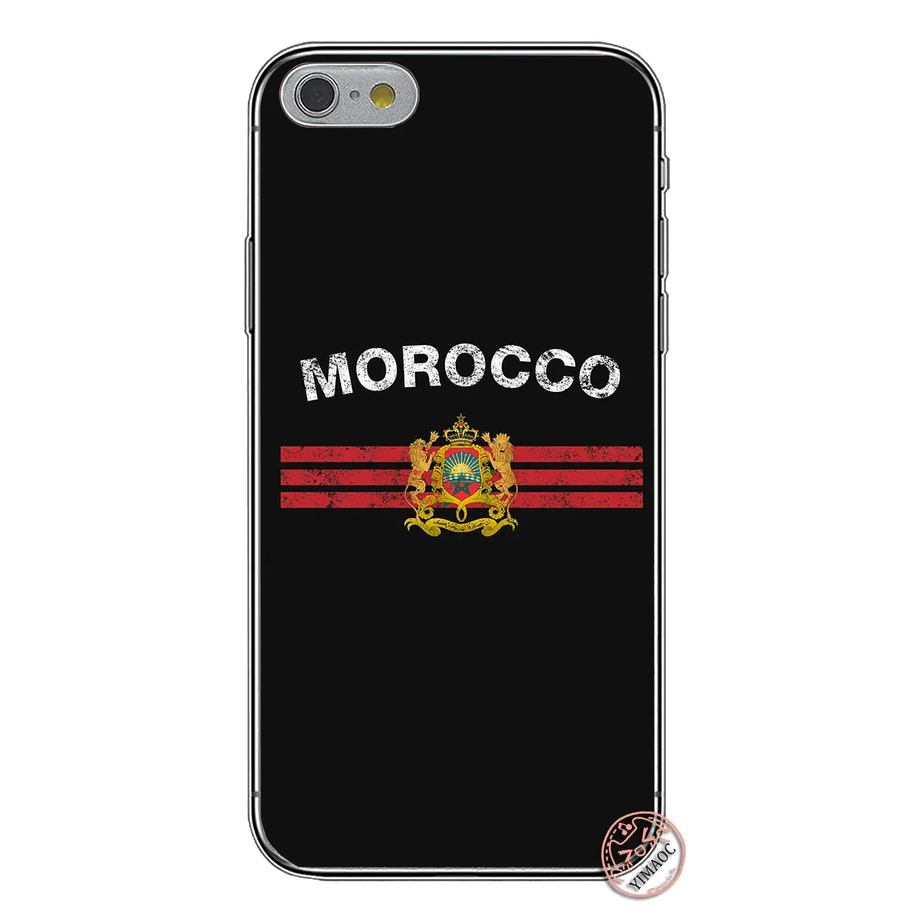 12 YIMAOC Morocco Футбол флаг Мягкий силиконовый чехол для телефона Apple iPhone 11 Pro X XR XS Max 6 6S 7 8 Plus 5 5S SE 10 Чехол - Цвет: 12