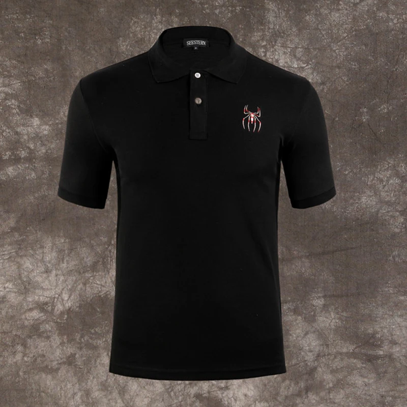 Фредди Меркьюри 2019 новые мужские Поло бусина супергерой паук лацкан рубашки поло