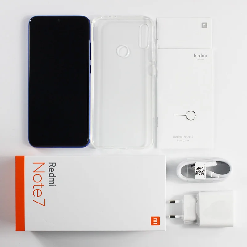 Xiaomi Redmi Note 7 смартфон с восьмиядерным процессором Snapdragon 660 ОЗУ 4 Гб ПЗУ 64 ГБ 48 МП 4000