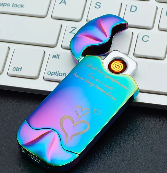 Мини-usb для зарядки ветрозащитный легче металла прикуривателя мода подарок шарм