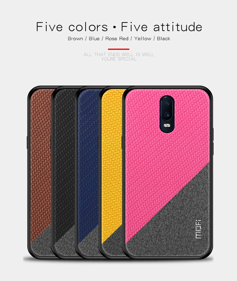 MOFI OnePlus 6 т защитный чехол крышка ПУ; кожа; силикон Роскошные чехол для телефона One Plus 6 т задняя крышка 1+ 6 т ударостойкий чехол