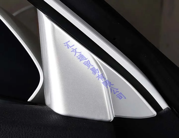 For Toyota Camry 2018-2021 Car Decoration ABS Chrome Interior Front Door Triangle Cover Trim A Pillar Audio Frame | Автомобили и