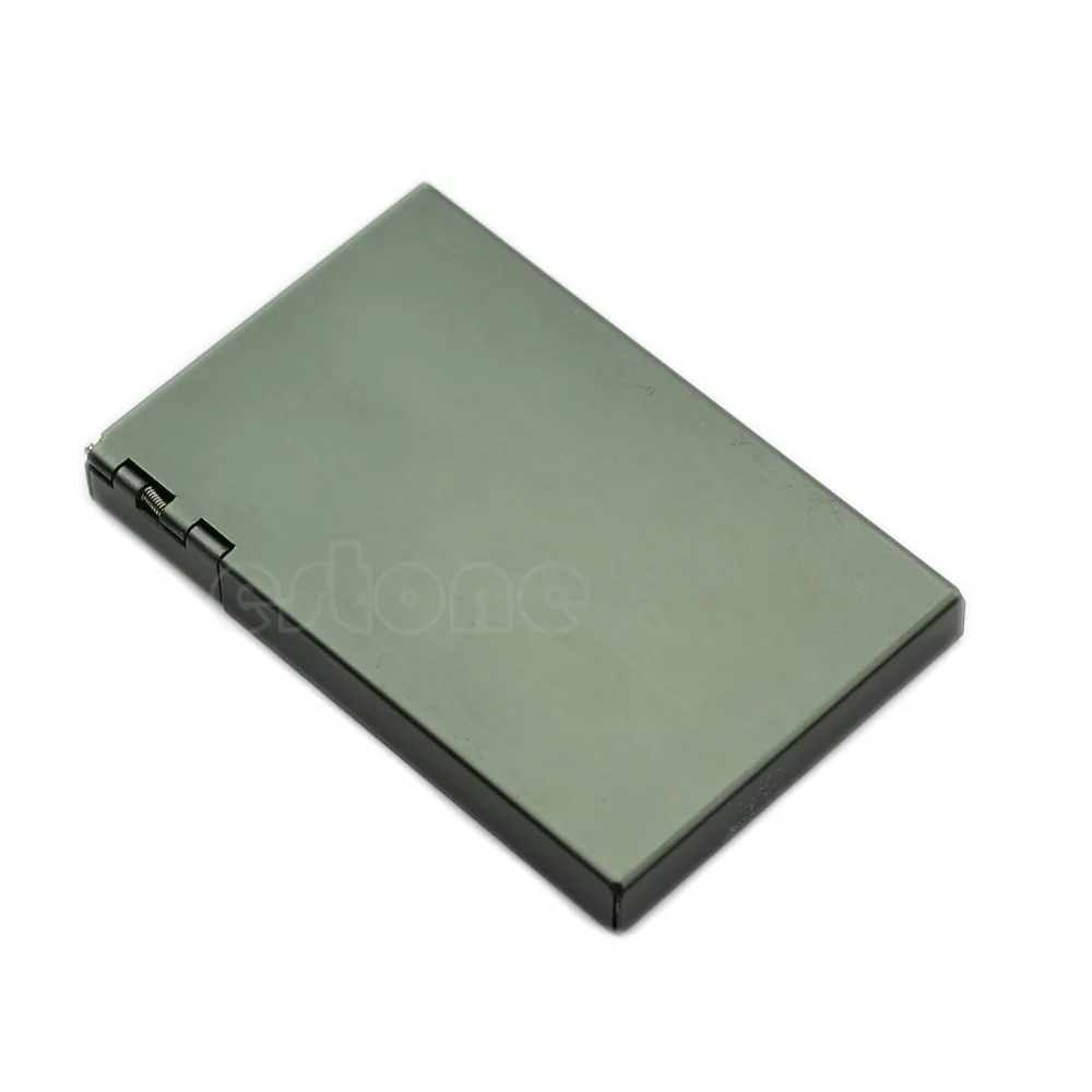 Новый карманный чехол для визиток кредитных карт Металлический футляр|box