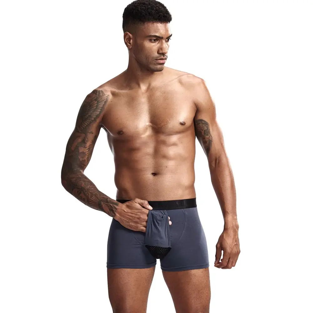 JOCKMAIL, боксеры, мужское нижнее белье, мешочек для пениса, тоннель, отверстие, Мошонка, капсула, функция для здоровья молодежи, сеульские выпуклые разделительные боксеры