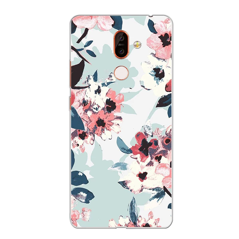 Ciciber чехол для телефона Nokia 9 PureView 1 2 3 5 6 7 8 Sirocco мягкая задняя крышка из ТПУ Plus Flower |