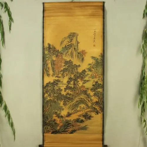 

Exquisite Chinese Antique collection Imitation ancient Landscape painting No.7