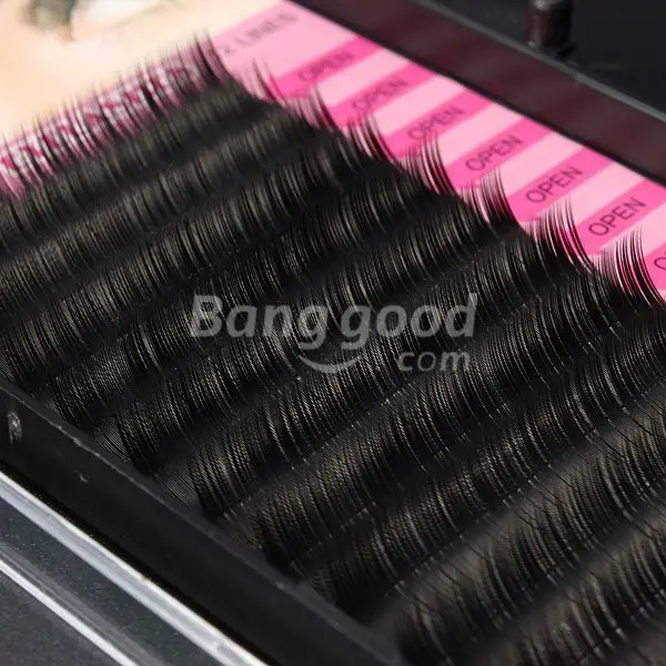 MoonSolo 8 10 12mm Natural Soft Thick Curl False Extension Eyelashes | Красота и здоровье