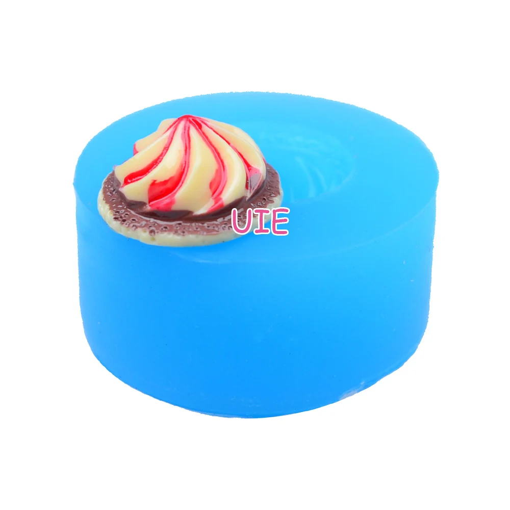 XYL037U 15.3mm Whipped Cream Silicone Mold - Sugarcraft Fondant Dessert Candy Chocolate Cookie Biscuit Resin Oven Safe | Дом и сад