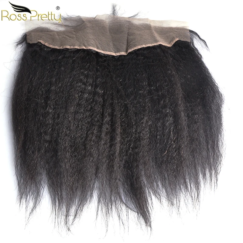 Ross Pretty Remy Бразильские Волосы Кудрявые прямые кружевные фронтальные натуральные