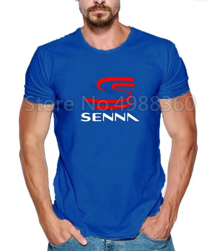 2019 модная крутая Мужская футболка Ayrton Senna бразильская Легенда Футболка Веселая