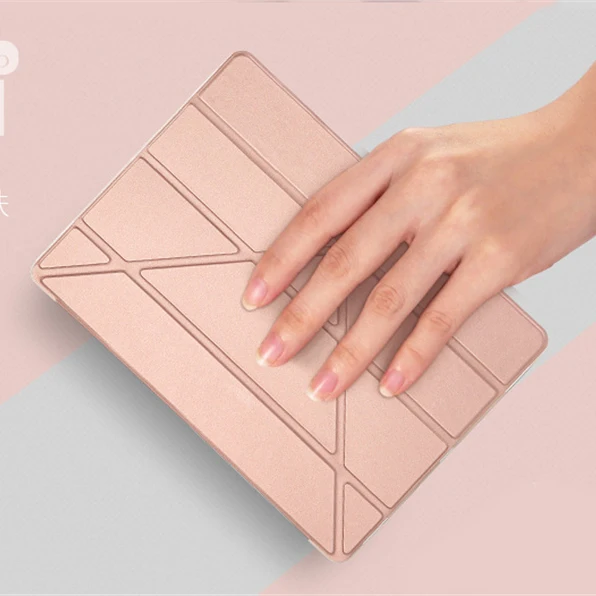 Деловые кожаные ультра-тонкие Чехлы для Ipad Pro 12,9 стойки для планшета чехол с автоматическим пробуждением сна мягкий TPU+ PU Coque Funda