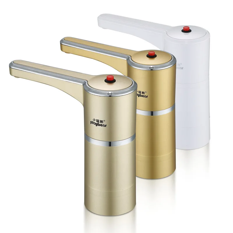 Wireless Automatic Water Pump Barreled Pure Bucket Dispenser Tap Gold White | Дом и сад