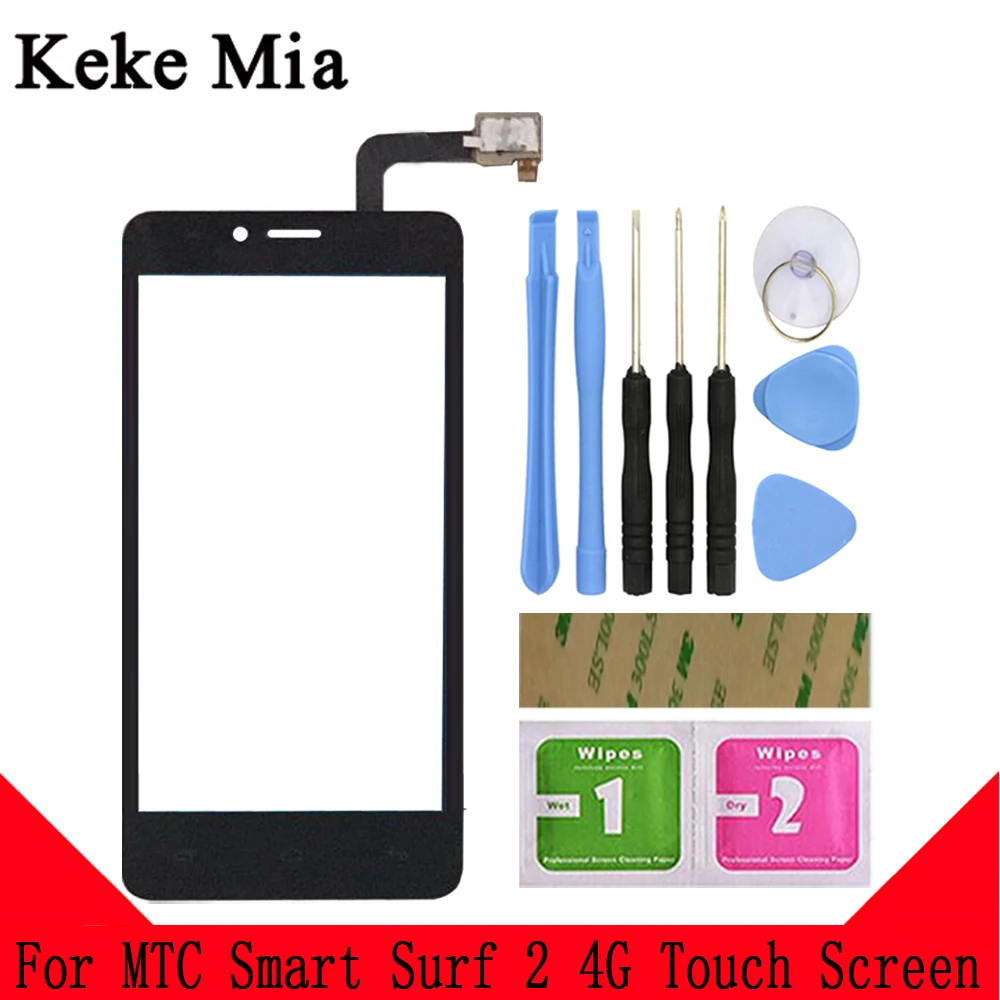 Keke Миа 4," Сенсорное стекло для мобильного телефона, сенсорный экран для MTC Smart Sprint 4G, сенсорный экран, стекло, дигитайзер, панель, объектив, сенсор