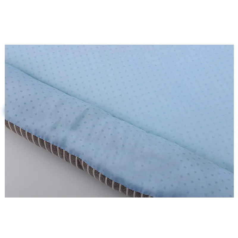 Розовый/синий полосатый собаки кровати лайнер Домашние животные дом обивка