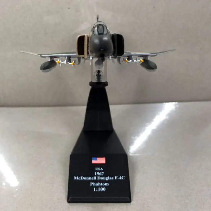AMER 1/100 масштаб военная модель игрушки США Макдоннелл Дуглас F-4C Phantom II истребитель литой металлический самолет модель игрушки для коллекции
