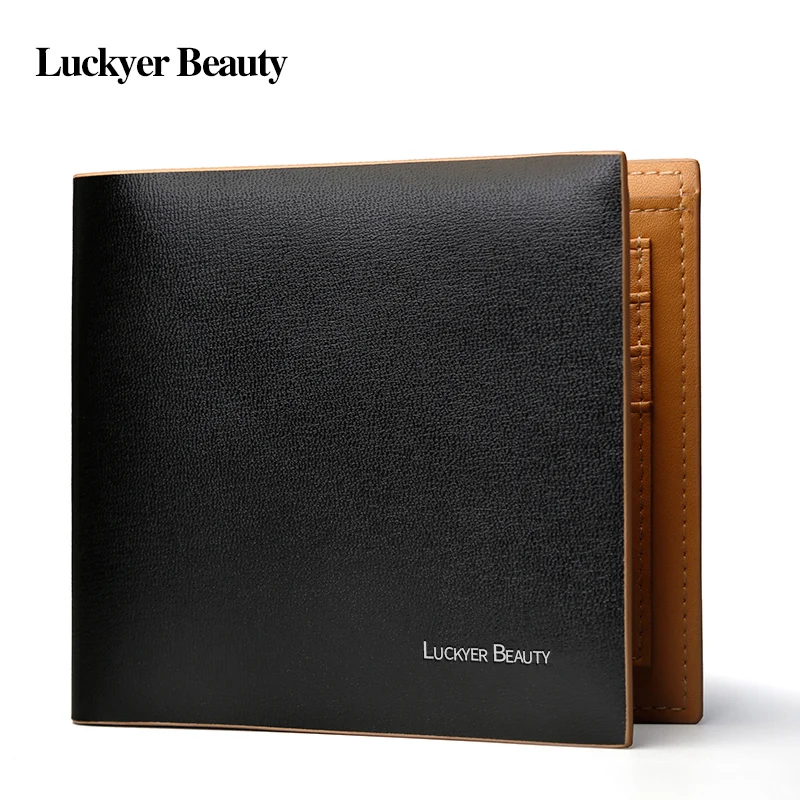 Luckyer Beauty новые дизайнерские Короткие Кошельки мужские Высокое качество
