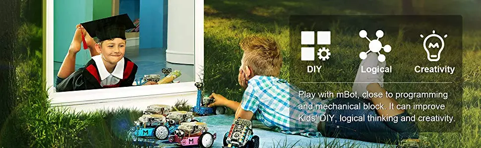 Новинка, Makeblock Mbot V1.1, программируемые детские игрушки, развивающий подарок на день рождения, скретч 2,0, Arduino, сделай сам, умный робот, автомобильный набор