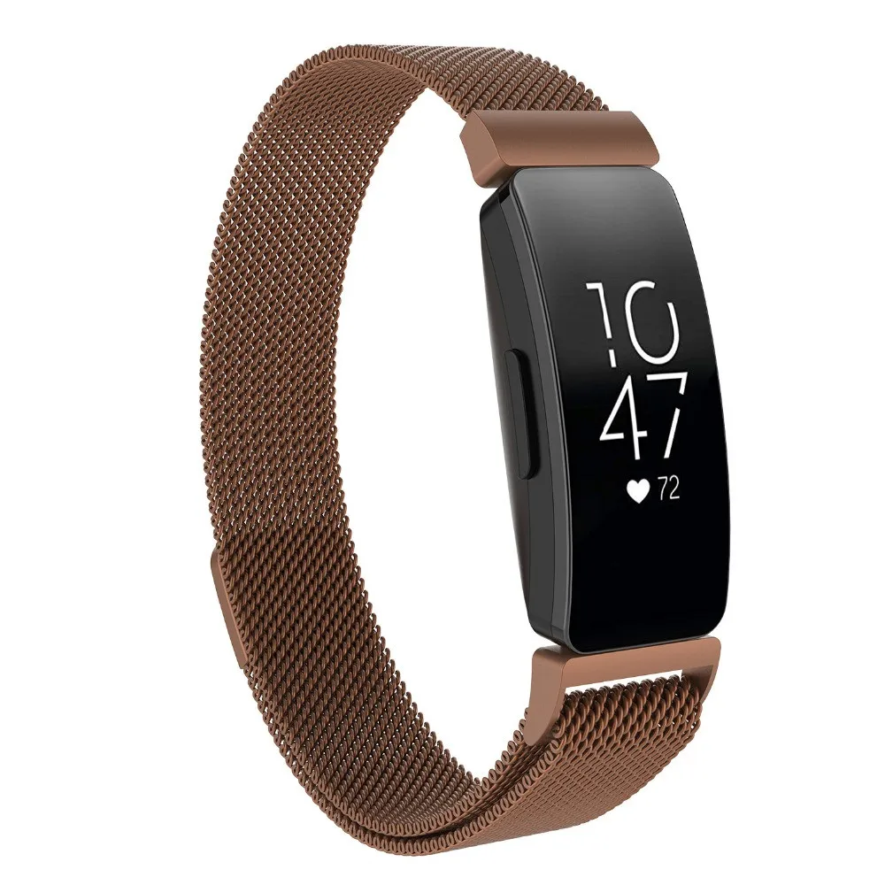 Ремешок для Fitbit Inspire HR Band Milanese Loop Магнитный нержавеющая сталь Замена для Fitbit Inspire умные аксессуары