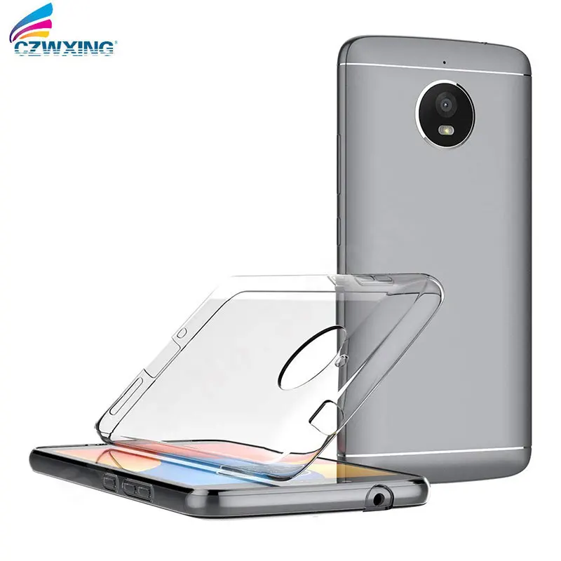 Для Motorola Moto E4 Plus силиконовый прозрачный Футляр TPU чехол для телефона 4TH GEN XT1770 XT1771