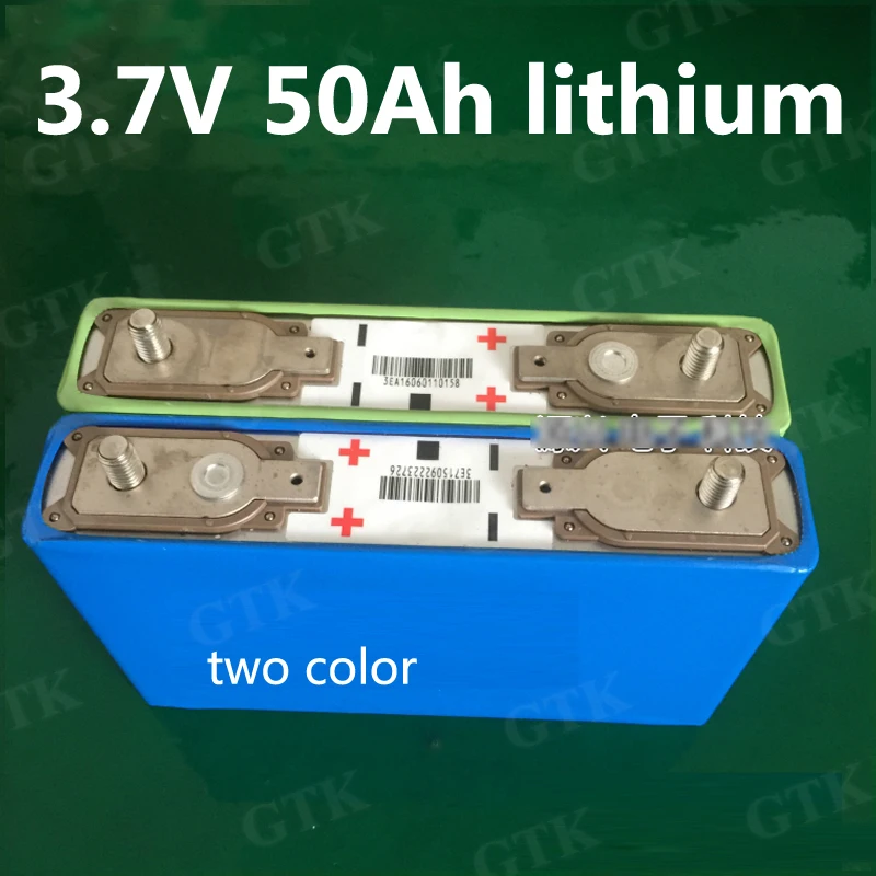1 шт. 3 7 v 50ah литиевая батарея V 50Ah литий-ионный аккумулятор для DIY 12v 24v