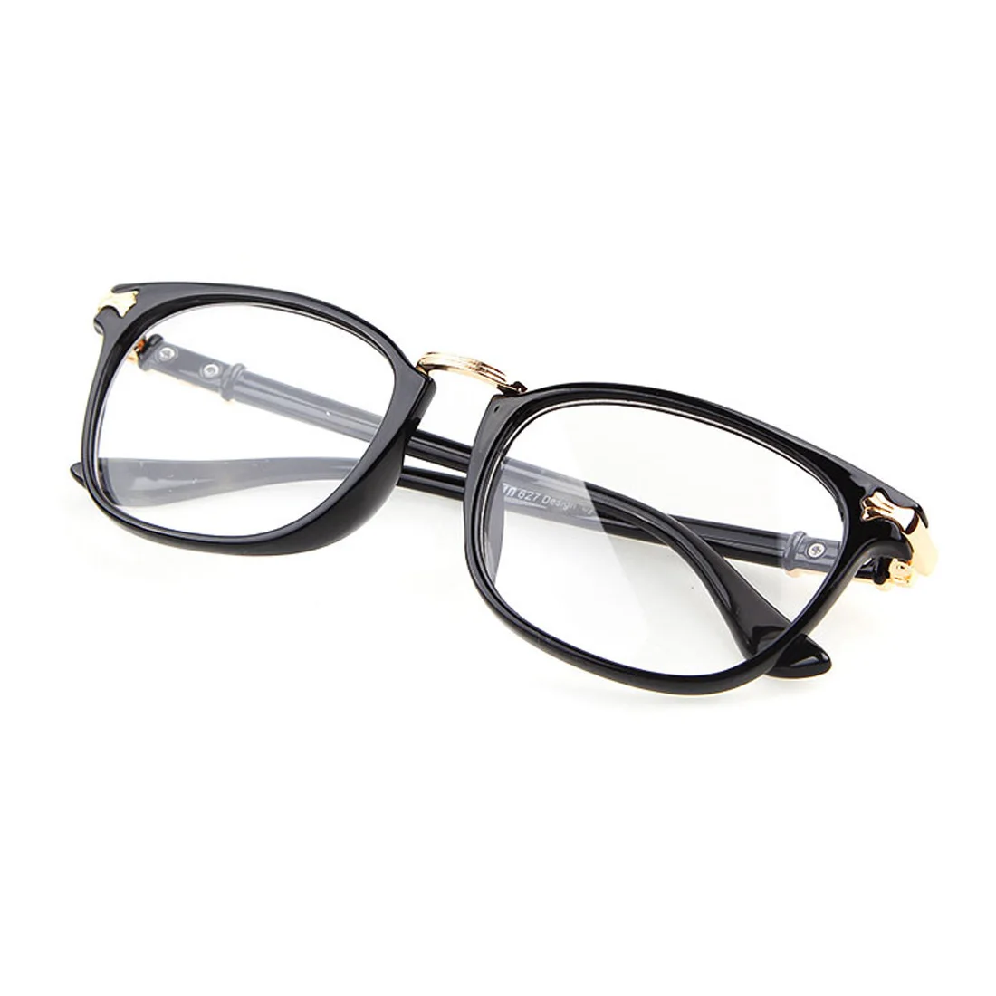 Рамки Дамы Винтаж оправы для очков ретро для мужчин Eye wares прозрачные линзы оптический черный прозрачный