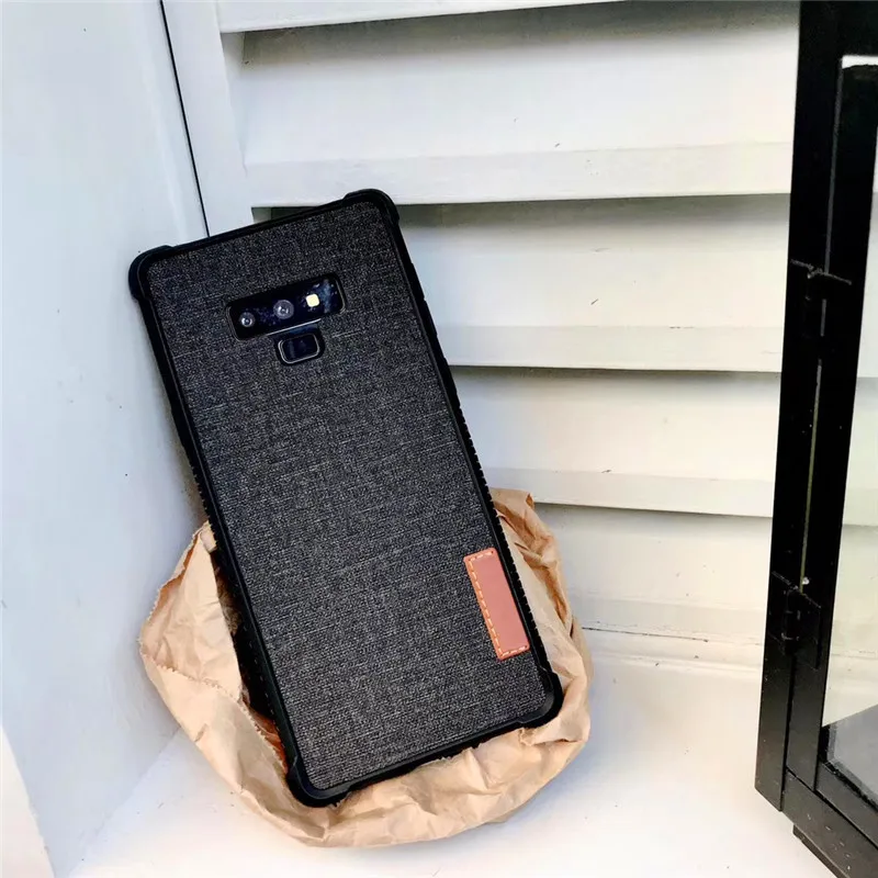 Кожаный чехол для телефона samsung note9 note8 s8/s9 plus четырехугольный ударопрочный