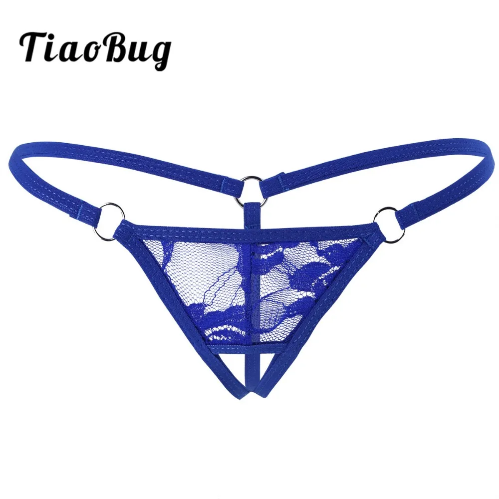 TiaoBug сексуальное женское нижнее белье кружевные бикини стринги без косточек с