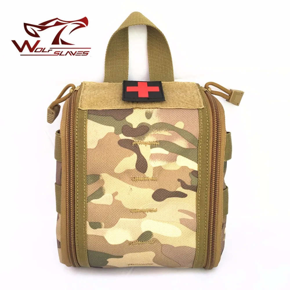 Outdoor Airsoft Bag Tactical Medical Pouch First Aid Kit Patch Tool Molle Cover Hunting Emergency Survival Package | Спорт и