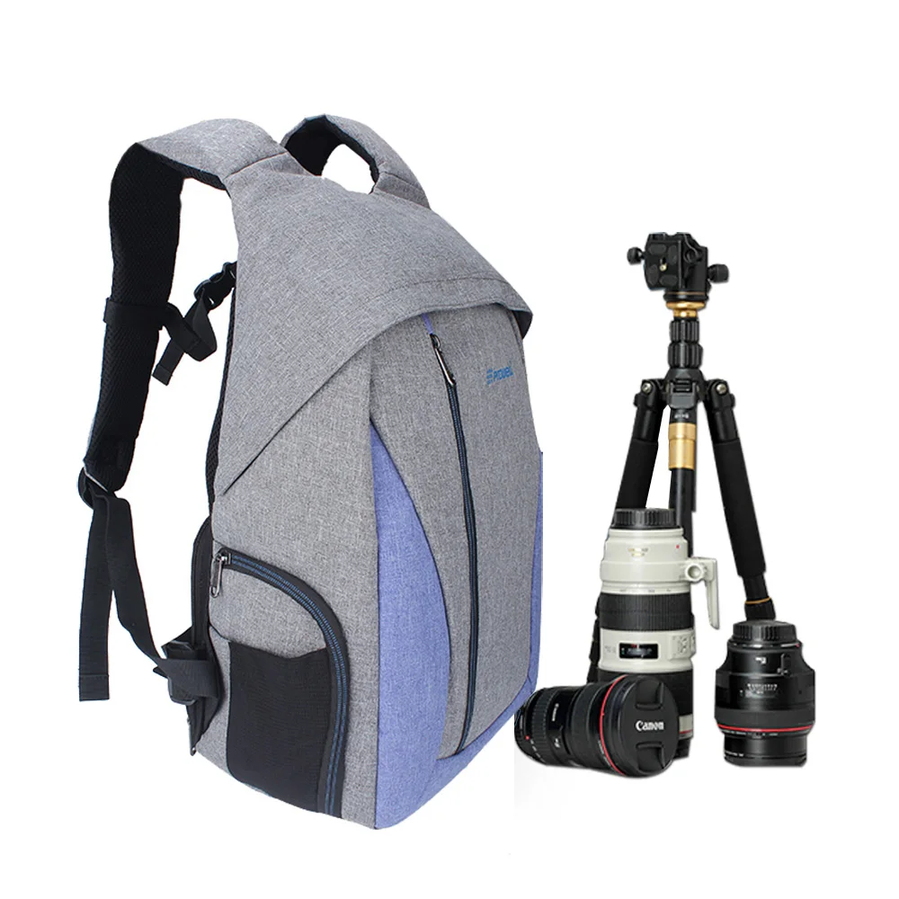 Льняной рюкзак для цифровой зеркальной камеры сумка на плечо Фотоаппарата Canon Nikon