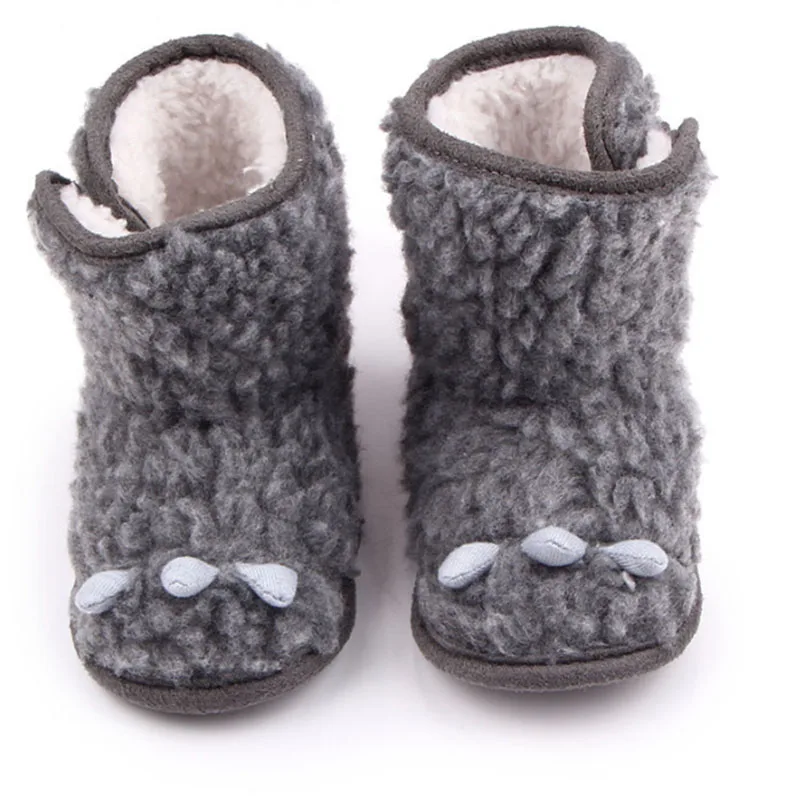 

Good winter warm plush little monster velvet baby girl toddler foreign trade wholesale baby shoes toddler bootsxz51