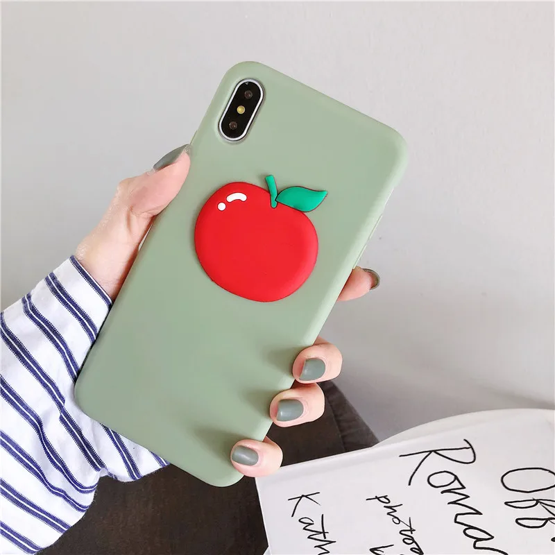 Забавный Милый Летний чехол для телефона с фруктовым клубничным узором iphone 6 S 7 8