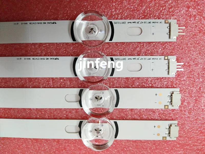 (Новый оригинал) 5 комплектов = 40 шт. Светодиодная лента для LG TV 42LF580V 42LB570V LC420DUE FG