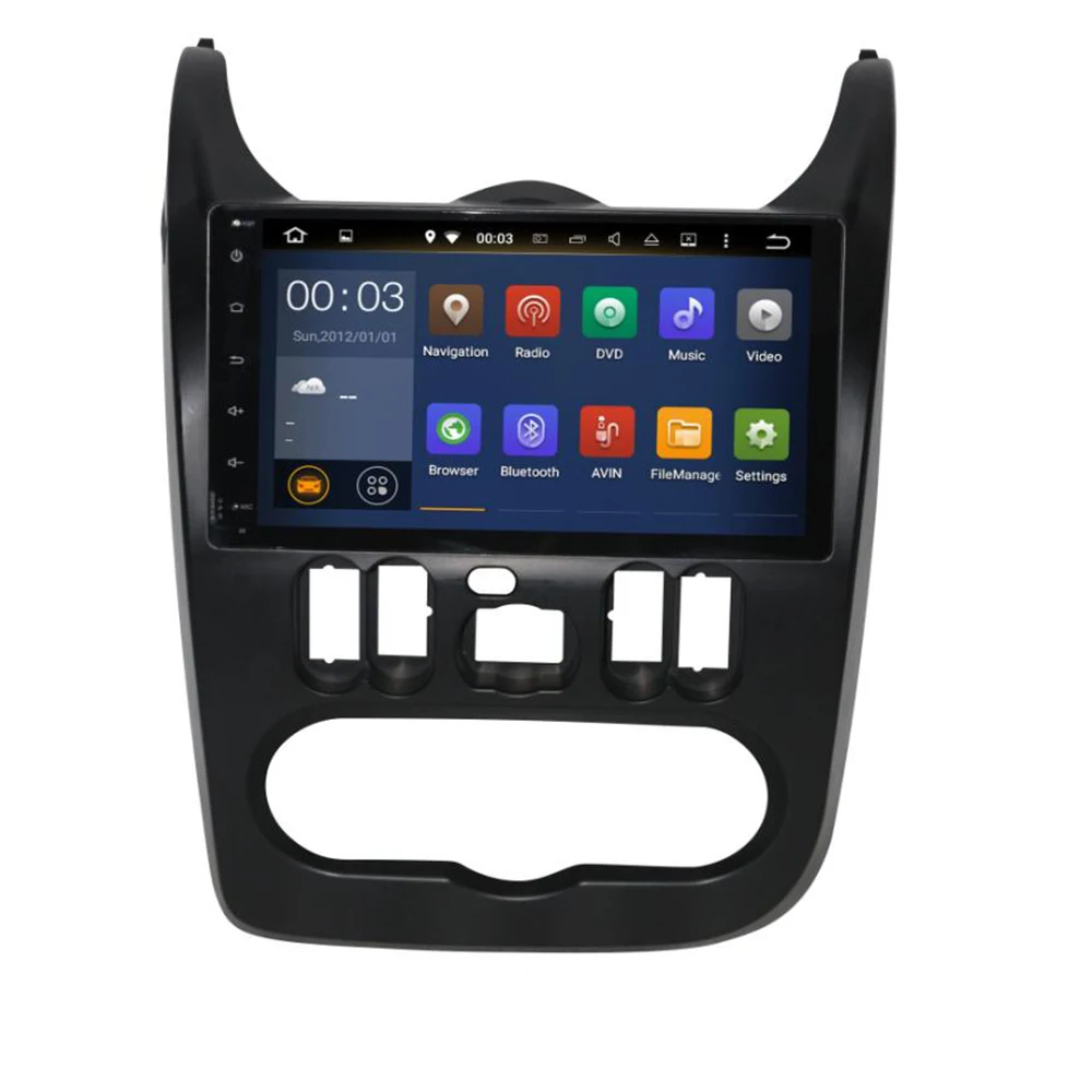 4G модем Android 10 восемь ядер 4 + 32G 9 дюймов Радио автомобильный GPS для Renault Logan I Sandero Lada