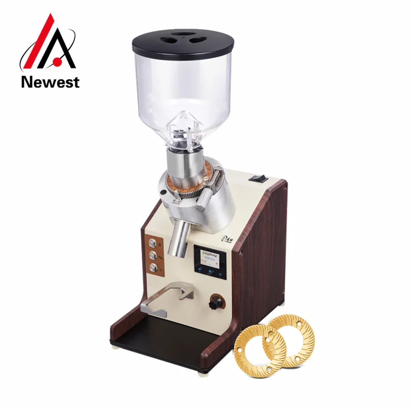 Кофемолка/кофемолка со светодиодным дисплеем кофемолки из нержавеющей стали