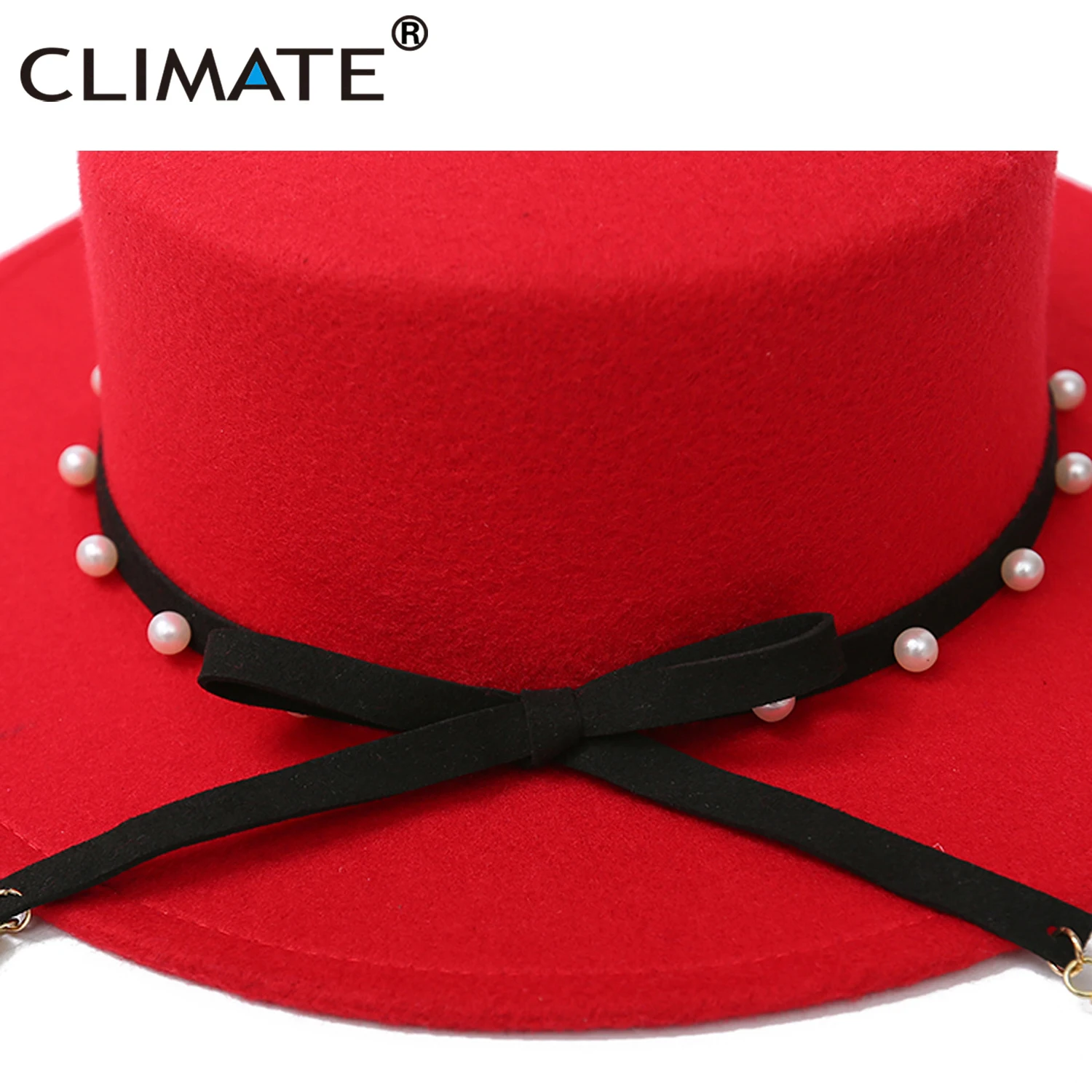 Женская джазовая фетровая шляпа CLIMATE джазовые шляпы в ковбойском стиле для