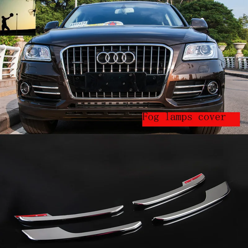 Автомобильный Стайлинг ABS Хромированная передняя крышка задних противотуманных