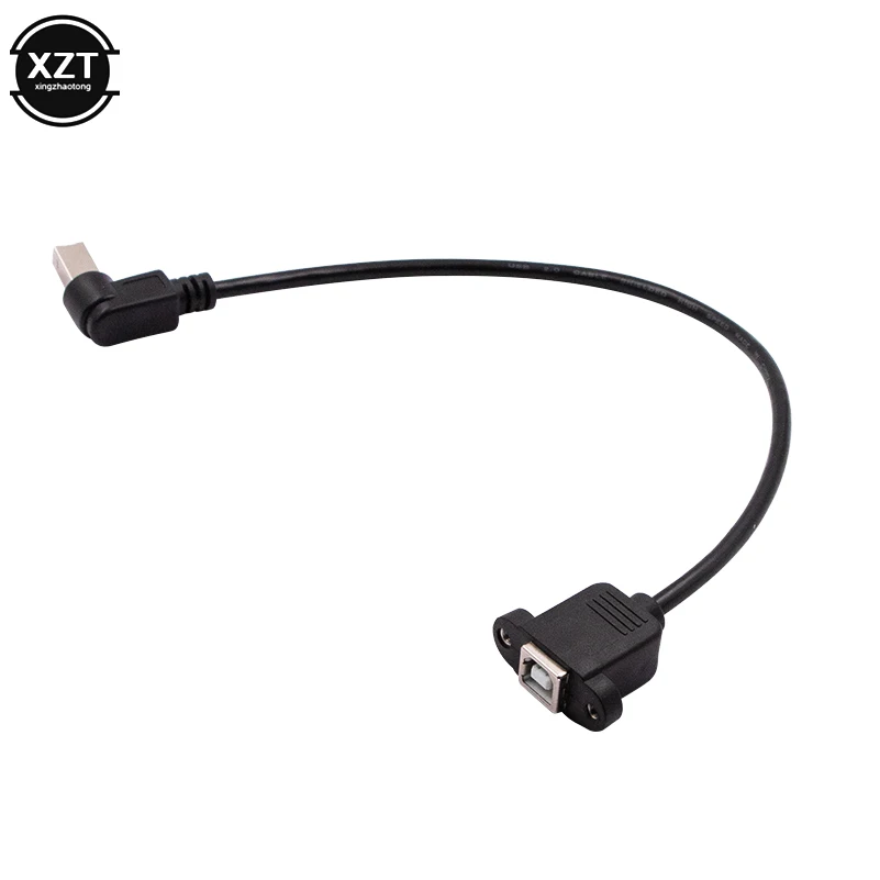 PZ 1 шт. прямоугольный usb type B штекер USB B Женский Принтер Панель Крепление удлинитель кабель для синхронизации Шнур 0,3 м 0,5 м