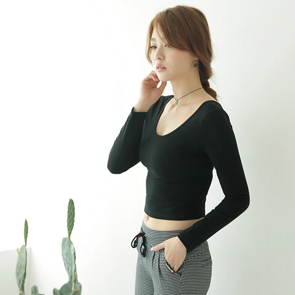 Женская футболка с длинным рукавом женские топы осенняя мода сексуальный