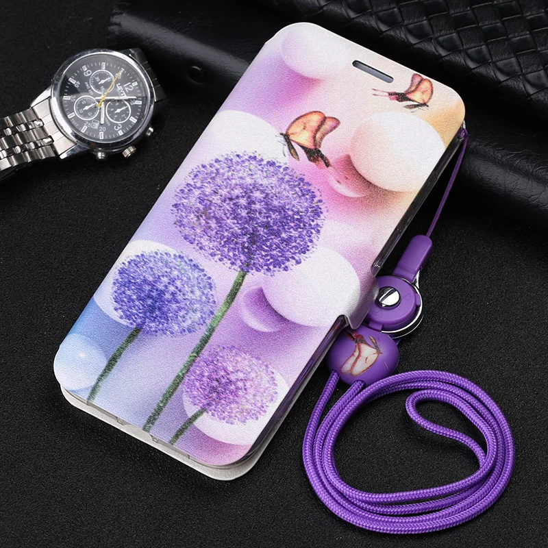 Черный чехол с акулой для Xiaomi кожаный откидной крышкой бабочкой и башней черной