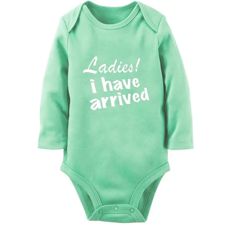 2018 Новая мода я приехал Письмо печати Детские Боди Одежда для девочек