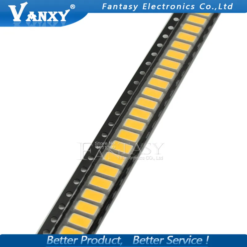 200 шт. 5730 0 5 Вт-150Ma 50-55lm 3200K теплый белый светильник SMD 5630 Светодиодный диоды для