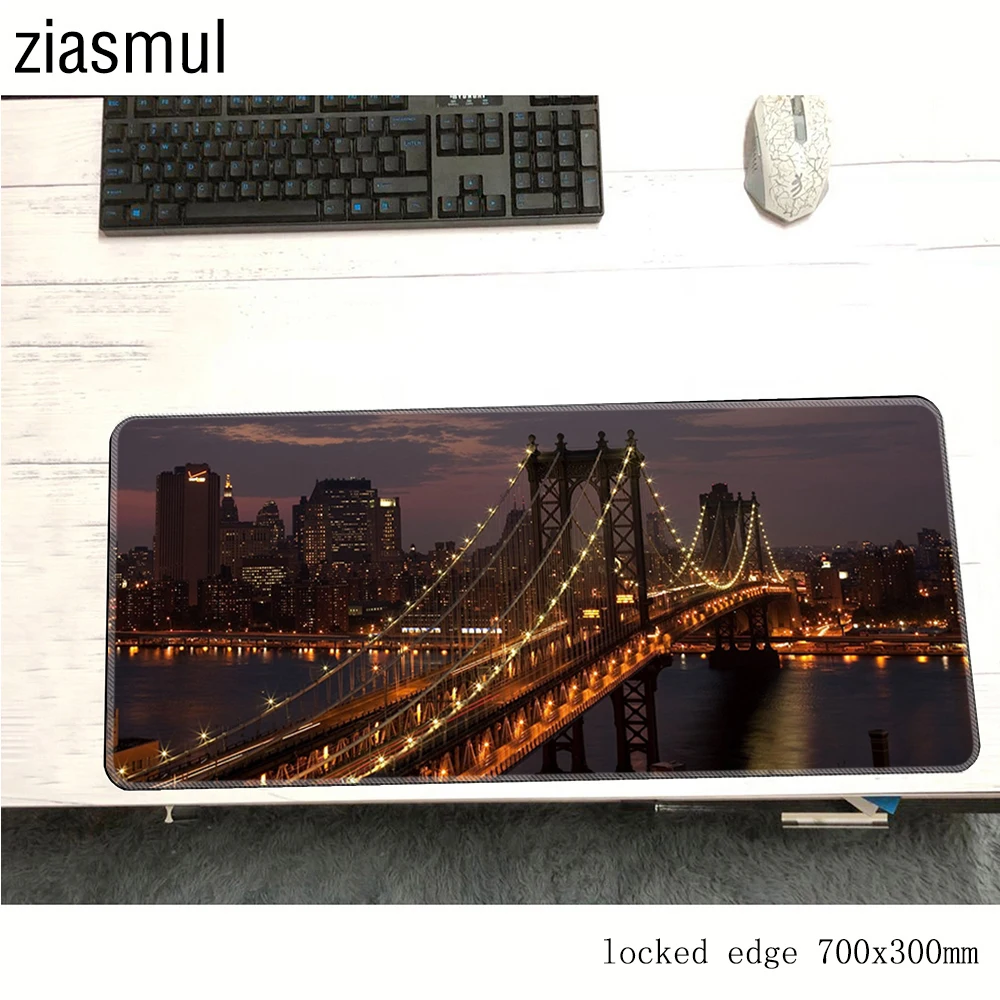 

Игровой коврик для мыши City padmouse 700x300x 2 мм, компьютерный игровой коврик для компьютерной мыши с киберспортом, коврик для ноутбука, ПК