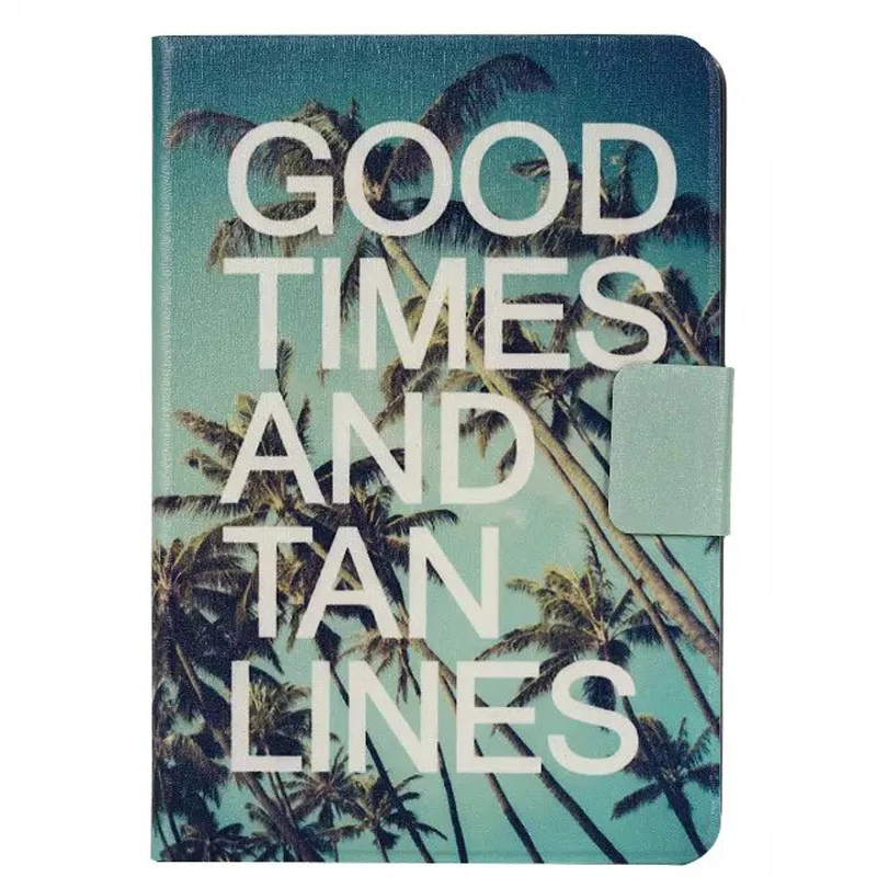 Кожаный чехол книжка с принтом для нового Amazon Kindle Paperwhite 7 го поколения защитный