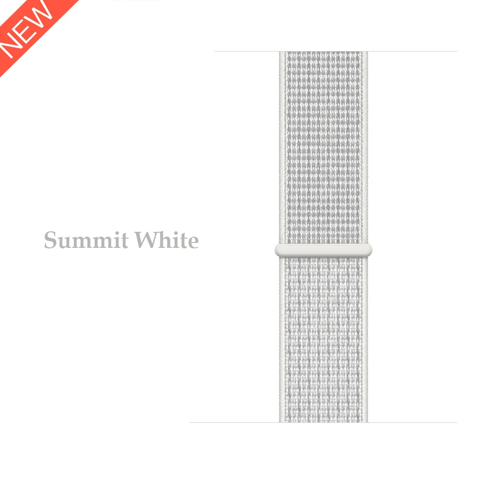 Summit White 22 мм 20 мм нейлоновый ремешок для samsung Galaxy Watch 46 мм 42 мм ремешок для samsung gear S3 Classic Frontier gear S2 Huami Amazfit - Цвет ремешка: Summit White
