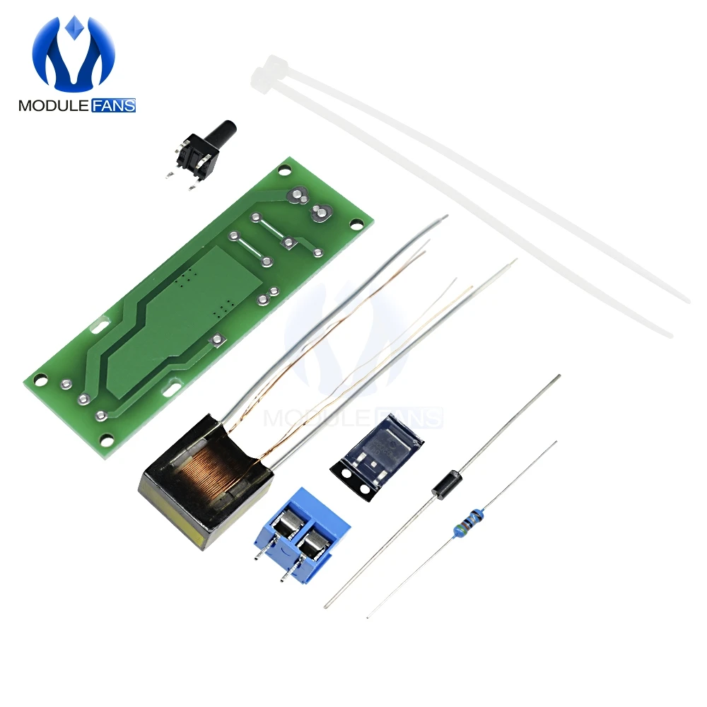 HV-1 высокое Напряжение воспламенитель DIY Kit зажигания дуги Запчасти дуговой